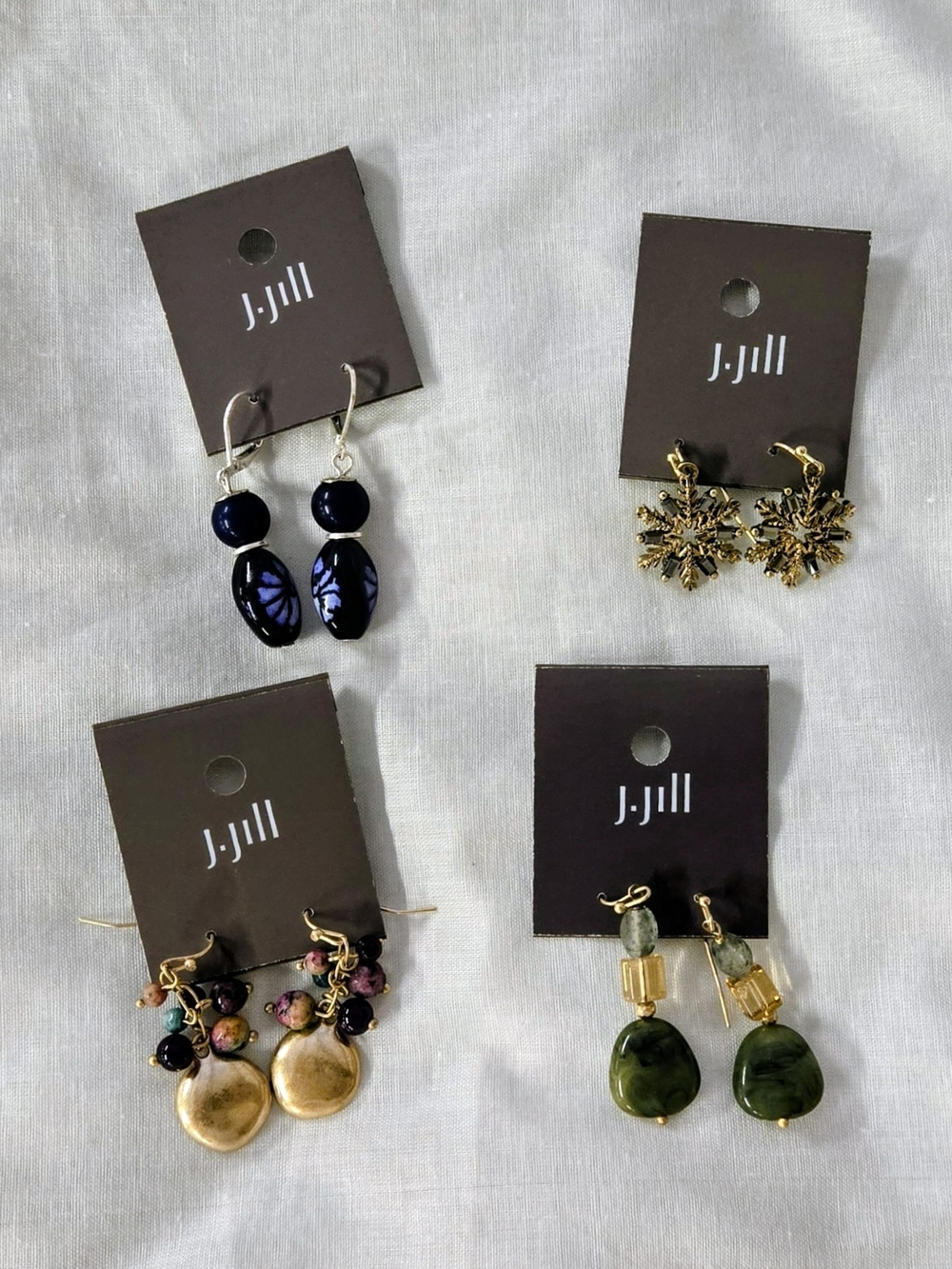 J. Jill (4) Pair Earings